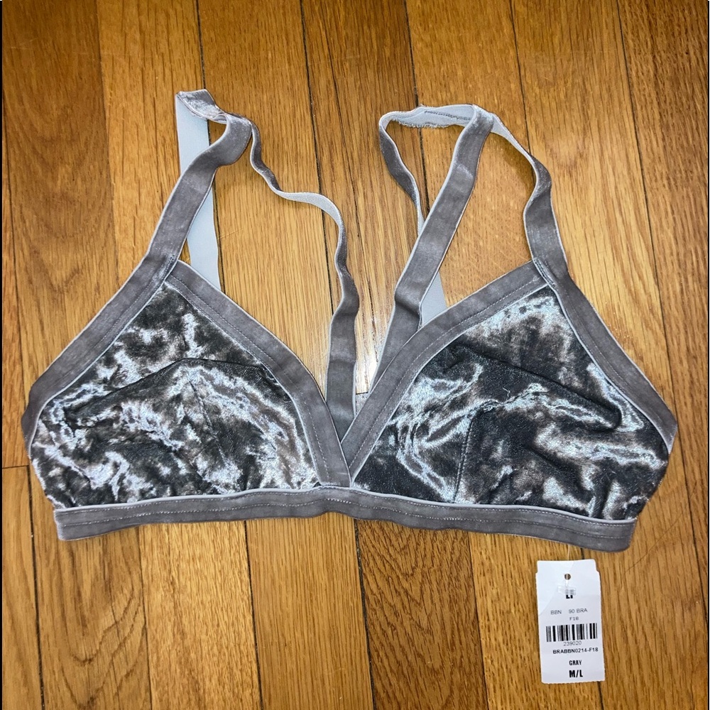 LF Emma & sam velvet strappy bralette